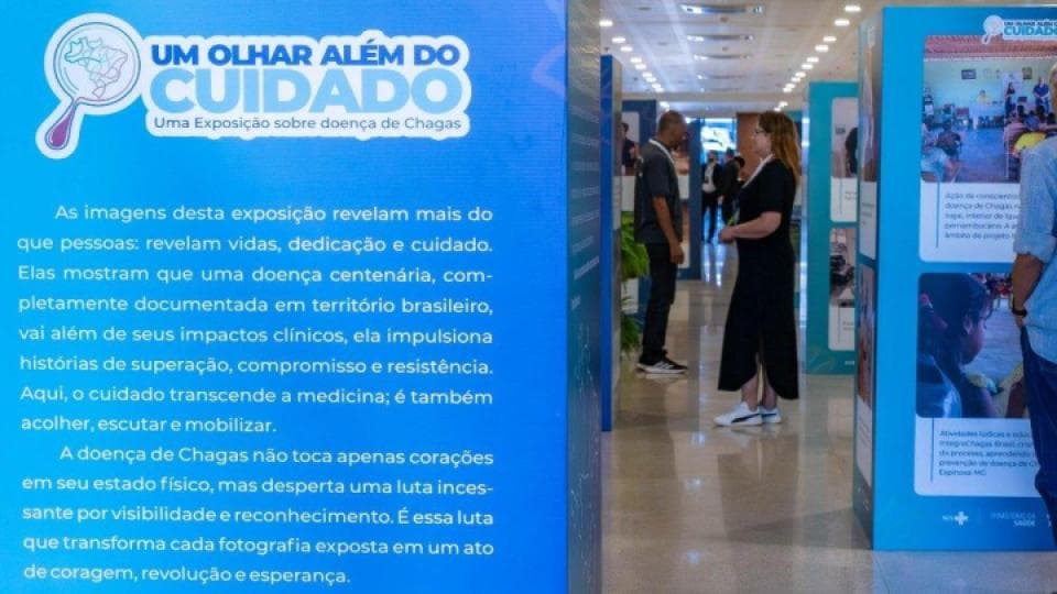 Exposição dá visibilidade à luta contra a doença de Chagas